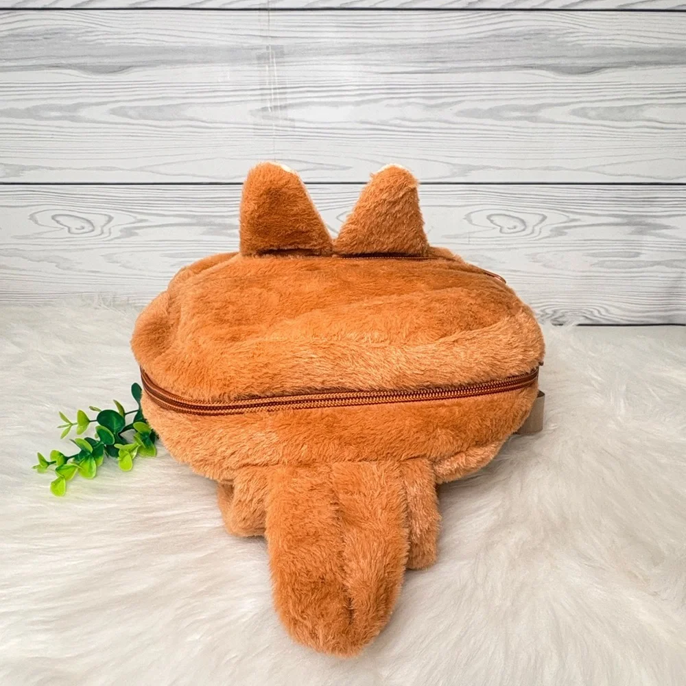 Tan Labubu Plush Backpack‎